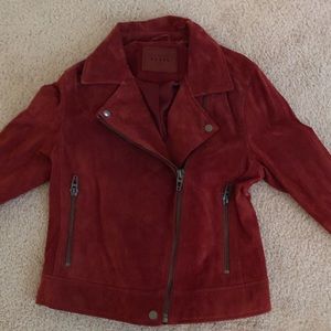 Blank NYC suede motto jacket size small
